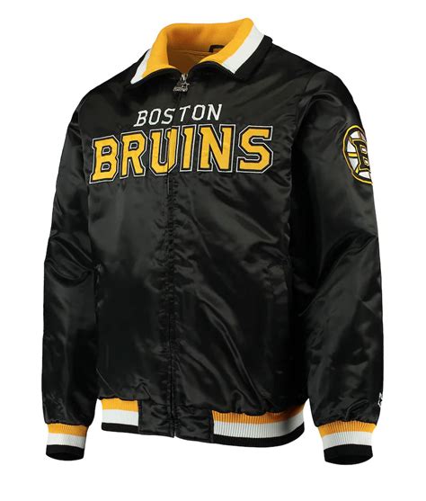 Starter Bomber Boston Bruins Black Jacket Jackets Creator