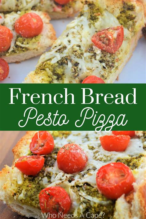 French Bread Pesto Pizza Is Such A Flavorful Meal Option So Easy To