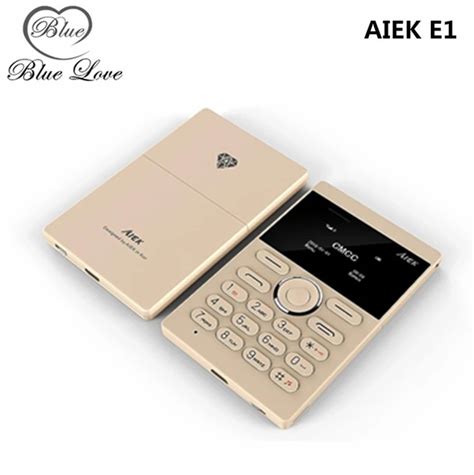 Aiekaeku E1 Card Phone Student Version Slim Thin Children Kids Cell