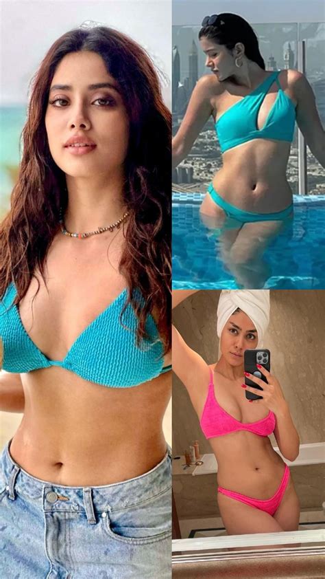 Mrunal Thakur Janhvi Kapoor To Shanaya Divas With Bikini Bodies