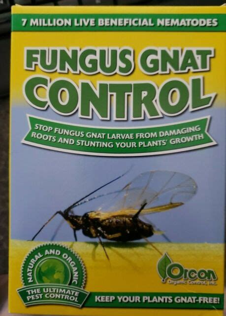 Organic Control Fungus Gnat Control 7 Million Beneficial Nematodes Ebay