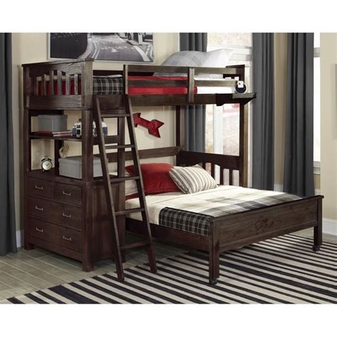 Ne Kids Highlands Twin Over Full Bunk Bed In Espresso Cymax Business