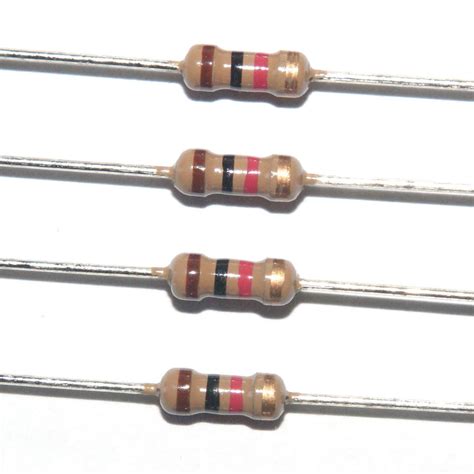 1k Ohms Resistors 14w 5 4 Band 5pcs