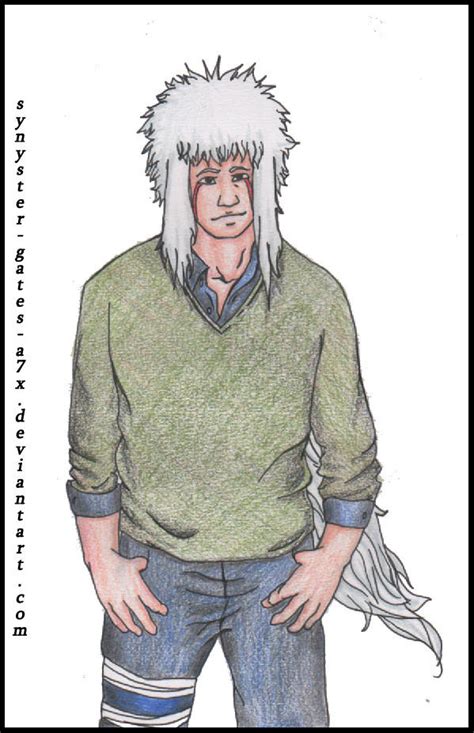 Jiraiya Colored Pencil By Synyster Gates A7x On Deviantart