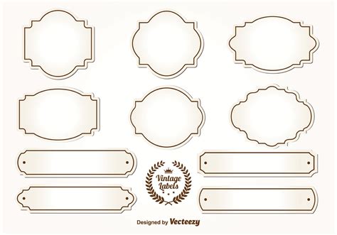 Blank Vintage Label Template Labels Ideas For You