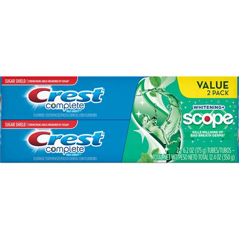 Crest Complete Toothpaste Peppermint Flavor
