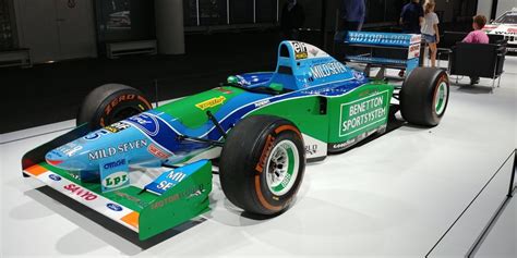 Schumachers First Championship Car The Benetton B 194 5 Is On Display