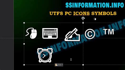 Utf 8 Icons Symbol Frequently Used Free Ware Utf8 Watch Description