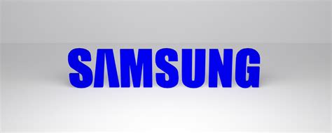 Samsung Logo Modelados 3d In Partes 3dexport