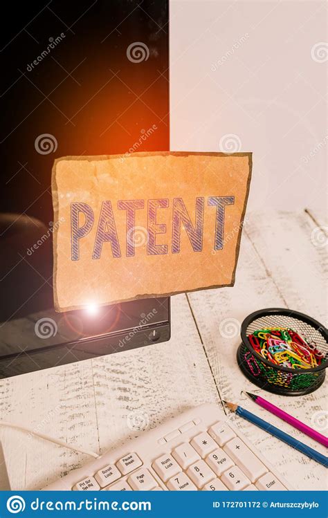 Handwriting Text Patent Concept Meaning Government Authority Or