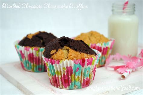 Simplyfood Marbled Chocolate Cheesecake Muffins