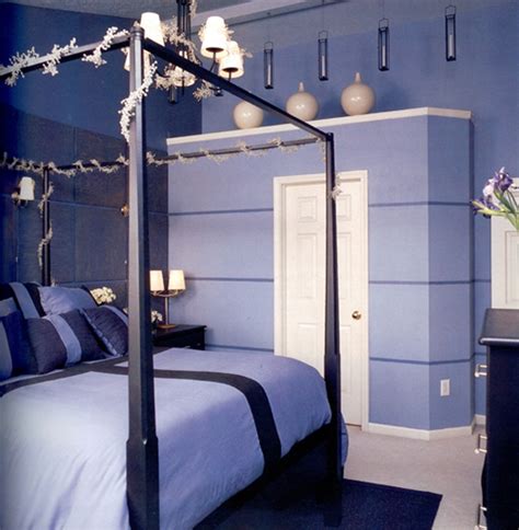 Stylish Blue Color Schemes For Bedrooms