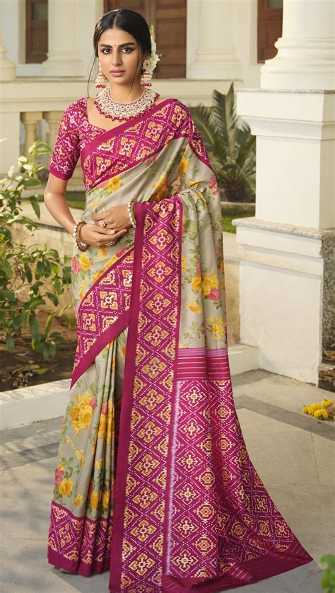 Bhagalpuri Silk Sare Vipul Brand Fancy Sarees Party Wear New