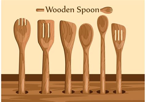 Wooden Spoon Vectors 85079 Vector Art At Vecteezy