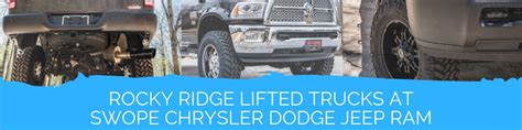 Rocky Ridge Lifted Trucks Swope Chrysler Dodge Jeep Ram