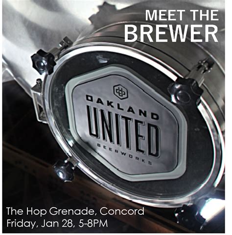 Meet Our Brewer Oakland United Beerworks