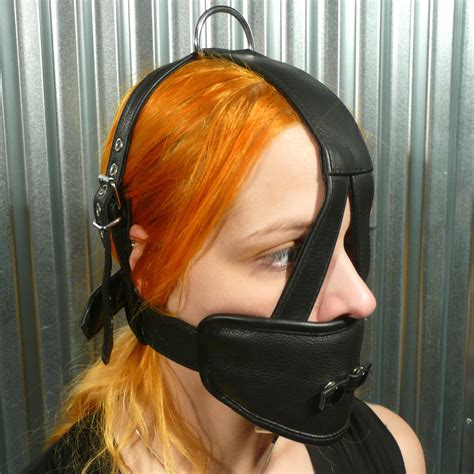 Leather Gag Harness For Silicone Ball Latex And Leathergags