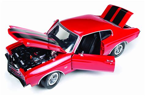 118 Autoworld Auto World Awss109 1970 Chevelle Red 118 Scale Diecast