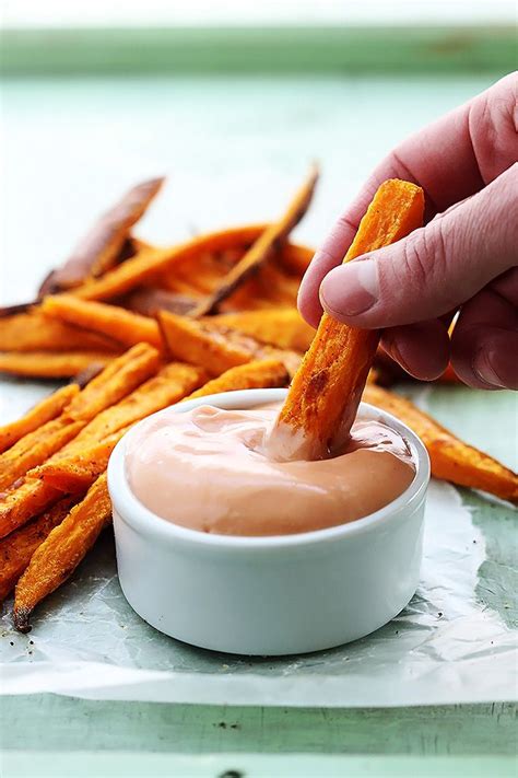 I found sweet potato fries at costco this weekend and tried them with the store bought fry sauce. Sweet Potato Fries Dipping Sauce 1/3 cup mayo 1/3 cup ketchup 1/2 teaspoon garli… | Sweet potato ...