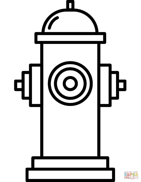 Fire Hydrant Coloring Page Free Printable Coloring Pages