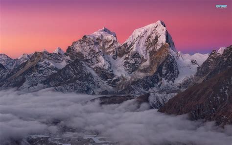 Snowy Mountain Sunset Wallpapers Desktop Epic Wallpaperz