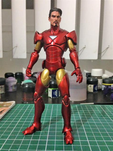 Marvel Legends Iron Man Extremis Armor Marvel Knights Custom Action