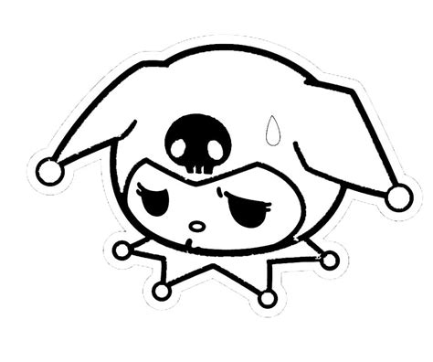 Cool Kuromi Coloring Page - Free Printable Coloring Pages for Kids