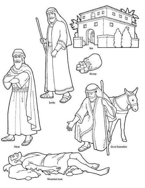 Good Samaritan 10 Coloring Page Free Printable Coloring Pages For Kids