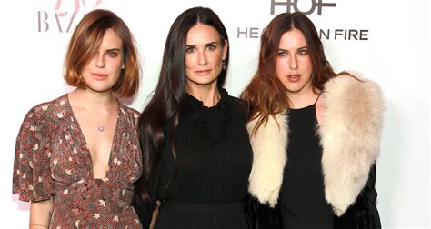 demi moore brings daughters tallulah and scout to ‘harper s bazaar fashionable women event