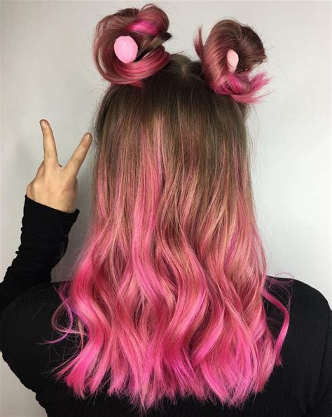 32 Cute Dyed Haircuts To Try Right Now Pink Hair Dye Colored Hair