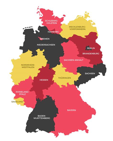 Germany States Map | Mappr