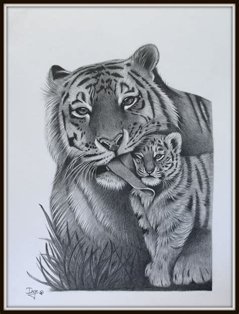Baby animal names! when i was growing up, i was always enchanted by the special bond between animal moms and. Tiger mother and cub by IngeLammers on DeviantArt