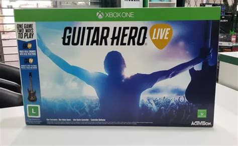 Guitar Hero Live Xbox One Completo Guitarra E Jogo Original Parcelamento Sem Juros