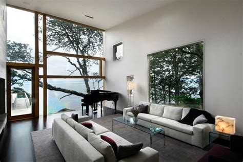 Swaniwck Living Room With Large Windows Interior Design