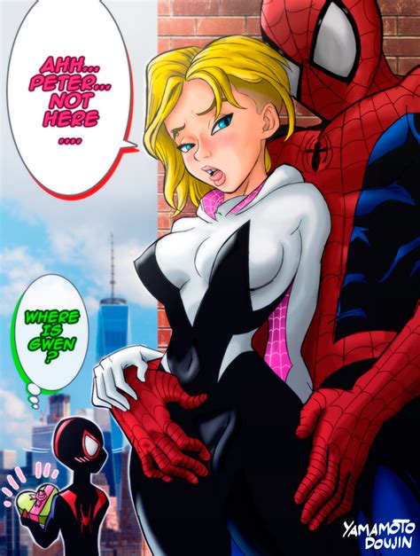 Yamamoto Doujin Gwen Stacy Miles Morales Peter Parker Spider Gwen