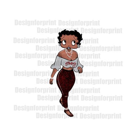 Betty Boop Png Black Betty Boop Png Sexy Betty Boop Png Etsy Canada