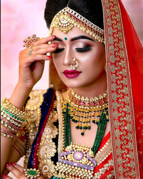 aggregate more than 150 lehenga saree bridal makeup vn