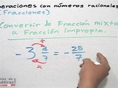 Conversi N De Fracciones Mixta A Impropia Y Viceversa V Deo Dailymotion