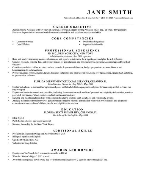 Examples Of Great Resume Objective Statements How To Write A Career