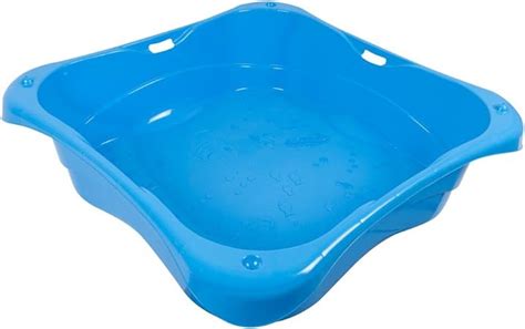 Large Plastic Sand Pit Paddling Bool Ball Pool With Blue Moulded Base