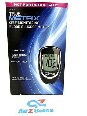 However, taking readings more often and at other times than those recommended, or without training, may not provide any clinical benefits. TRUE METRIX Self Monitoring Blood Glucose Meter - NEW ...