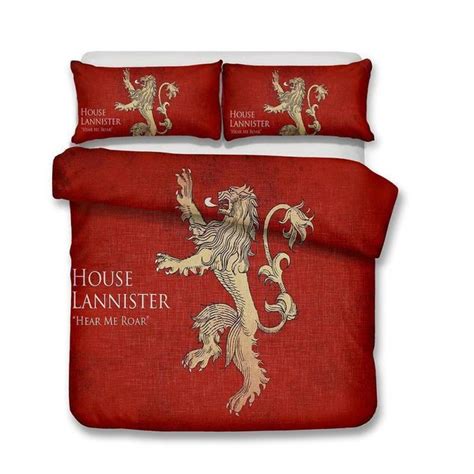 3d Hbo Song Of Ice And Fire Game Of Thrones Printed Bedding Sets Duvet Cover Bedding Sets