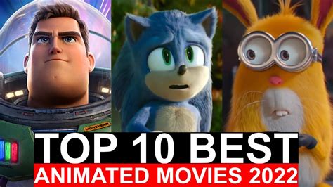 Top 10 Best Animated Movies 2022 Netflix And Prime Video And Hulu Youtube