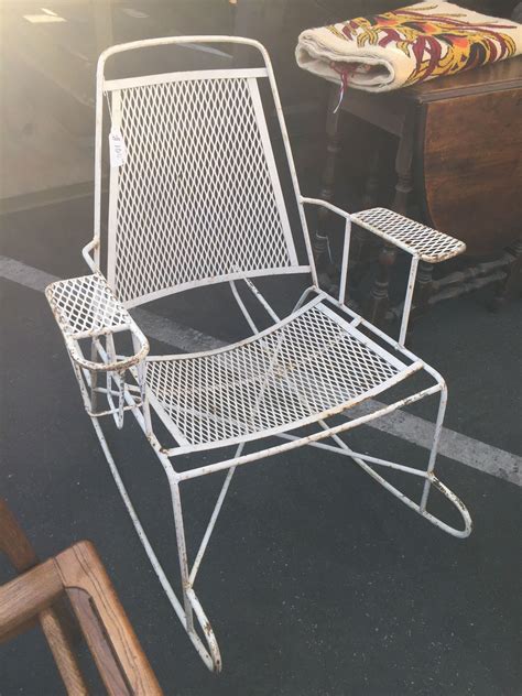 All metal rocking chairs can be shipped to you at home. Mexican Modern or Salterini? Anyone know for sure. I have ...