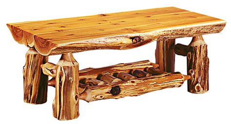 rustic log table | Tables | Rustic Furniture Mall by Timber Creek | Rustic furniture, Living ...