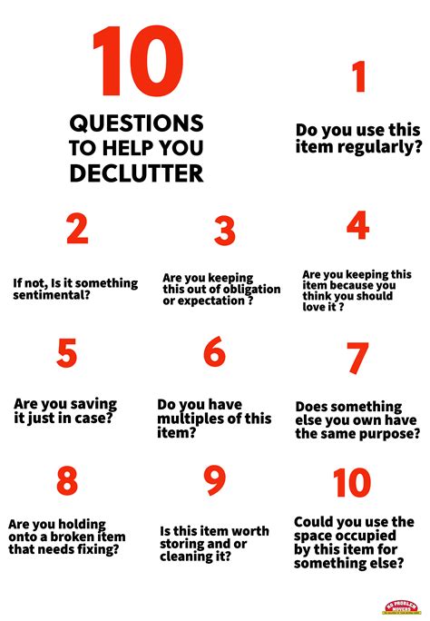 10 Questions To Help You Declutter