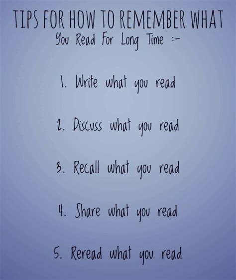 5 Steps Which Will Help You Remember What You Read For A Long Time I
