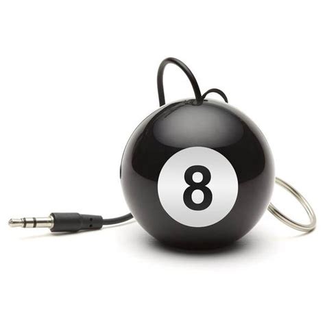 Kitsound Mini Buddy Magic 8 Ball Portable Speaker Black Iwoot Uk