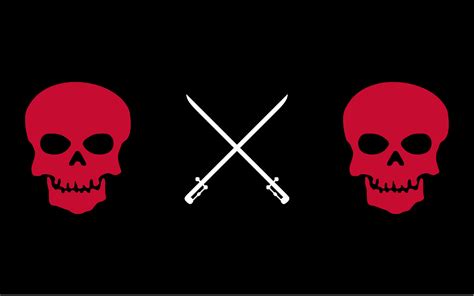 Red Skull Pirates Flag Creator