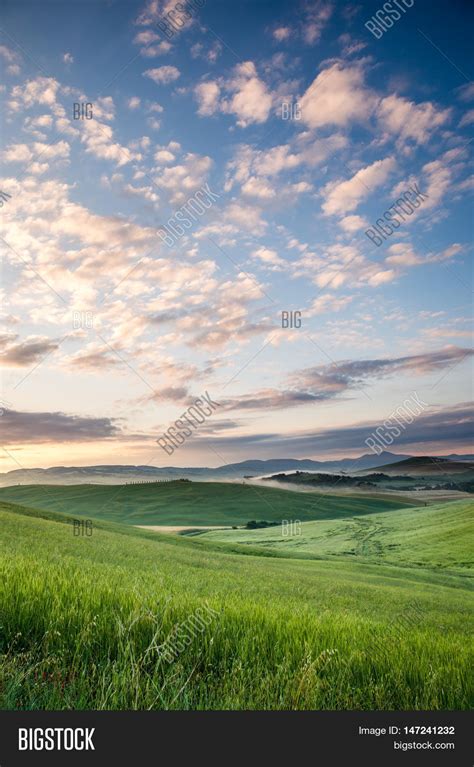 Tuscany Rolling Hills Image And Photo Free Trial Bigstock